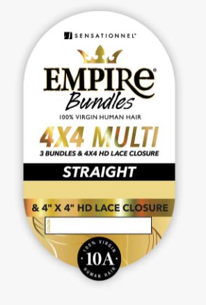 SENSATIONNEL EMPIRE STRAIGHT BUNDLES 4X4 MULTI PACK ( 14'16'18)