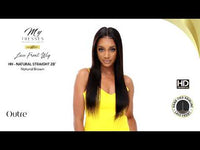 OUTRE  My Tresses Black Label 100%  Unprocessed Human Hair Lace Front Wig 28" - Natural Staight Sareya Beauty Supply Store in Calgary Alberta Canada
