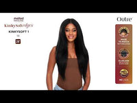 OUTRE Melted Hairline Lace Front Wig Kinky Soft Edges - KINKY SOFT 1 Sareya Beauty