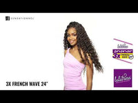SENSATIONNEL LULUTRESS 3X FRENCH WAVE 24", VIDEO,  Sareya Beauty Supply Store in Calgary Alberta