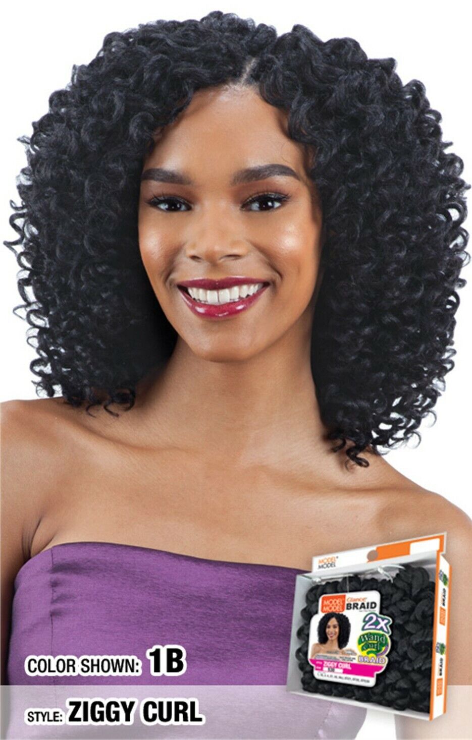 MODEL MODEL CROCHET BRAID  ZIGGY CURL