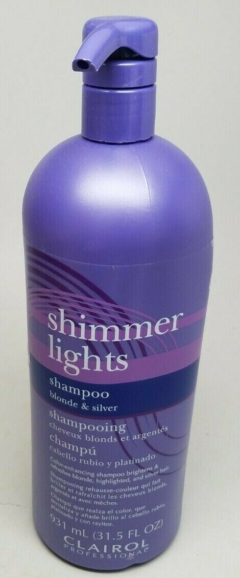 Clairol Professional Shimmer Lights Shampoo Blonde & Silver, 31 Oz