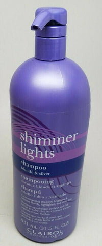 Thumbnail for Clairol Professional Shimmer Lights Shampoo Blonde & Silver, 31 Oz