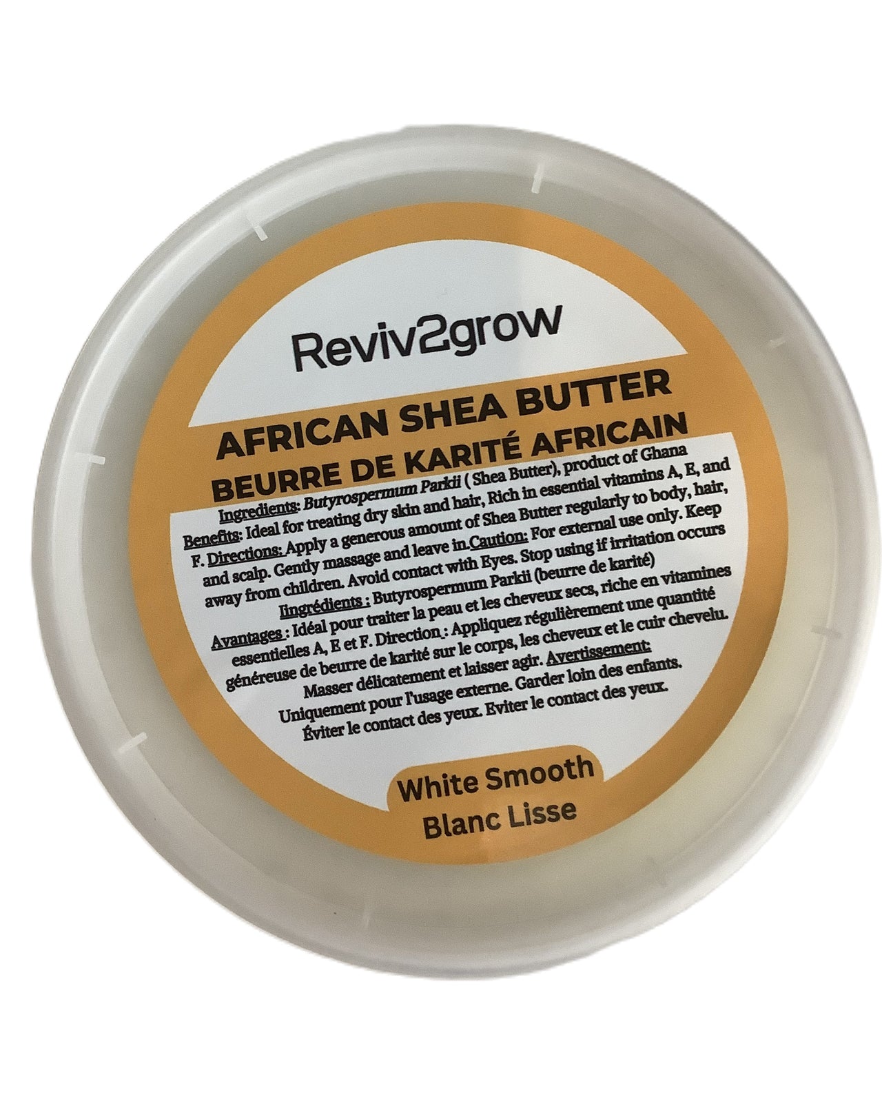 REVIV2GROW 100% Raw Unrefined African Shea Butter