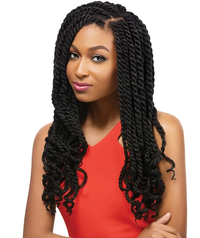 OUTRE X-PRESSION 2X SOFT REGGAE BRAIDING HAIR  18"- TWIST CURLY ENDS