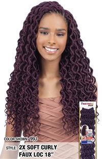 Thumbnail for SHAKE N GO FREETRESS EQUAL 2X SOFT CURLY FAUX LOC 18