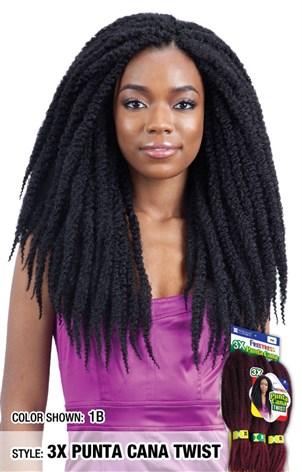 SHAKE N GO FREETRESS EQUAL KINKY BRAIDING HAIR  3X PUNTA CANA TWIST