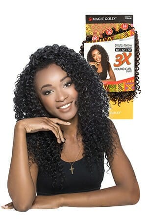 MAGIC GOLD 3X ROUND CURL BRAID 10"/12"/14"