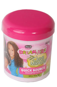 Thumbnail for African Pride Dream Kids Olive Miracle Quick Bounce Detangling Pudding, 15 Oz