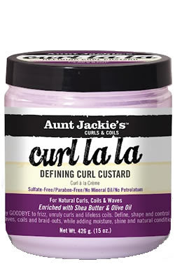 AUNT JACKIE'S CURL LA LA DEFINING CURL CUSTARD CREAM (15OZ)