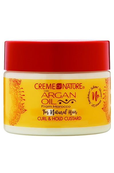 CREME OF NATURE ARGAN OIL CURL & HOLD CUSTARD (11.5OZ)