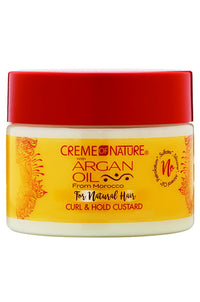 Thumbnail for CREME OF NATURE Argan Oil Curl & Hold Custard (11.5Oz) - Sareya Beauty - Calgary hair store, Beauty Supply