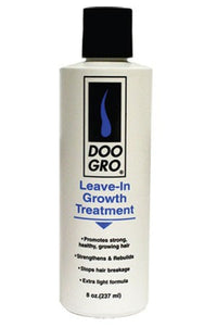 Thumbnail for A bottle of DOO GRO Leave-In Growth Treatment, 8 oz size, with blue and white labeling.