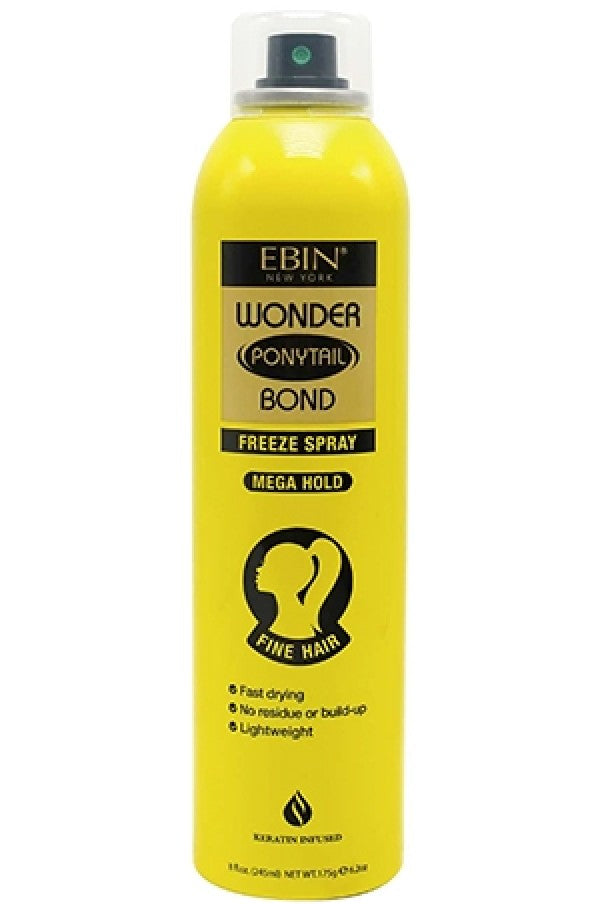 EBIN Wonder Ponytail Bond Freeze Spray (8oz), Sareya Beauty Supply Store in Calgary Alberta 