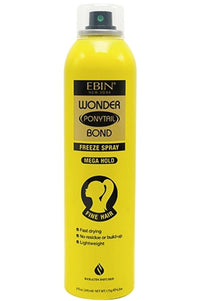 Thumbnail for EBIN Wonder Ponytail Bond Freeze Spray (8oz), Sareya Beauty Supply Store in Calgary Alberta 