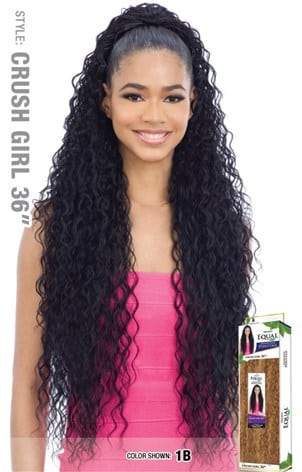 SHAKE N GO FREETRESS EQUAL DRAWSTRING PONYTAIL CRUSH GIRL 36", FRONT VIEW