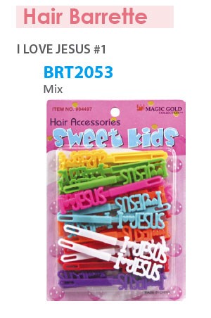 HAIR BARRETTE [I LOVE JESUS MIX]