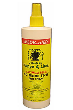 JAMAICAN MANGO AND LIME Mentholated No More Itch Gro Spray 16oz), Sareya Beauty Supply Store in Calgary Alberta Canada