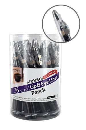 MAGIC BM Jumbo Lip & Eye Liner Pencil w/Sharpener- Black