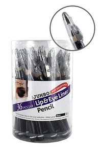 Thumbnail for MAGIC BM Jumbo Lip & Eye Liner Pencil w/Sharpener- Black