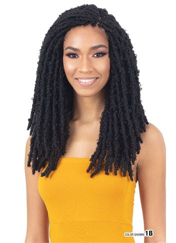 MODEL MODEL 2X Fairy Butterfly Loc 14"-1- Sareya Beauty - Calgary hair store