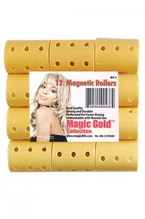 MAGNETIC ROLLERS 12PC (29MM-BEIGE)
