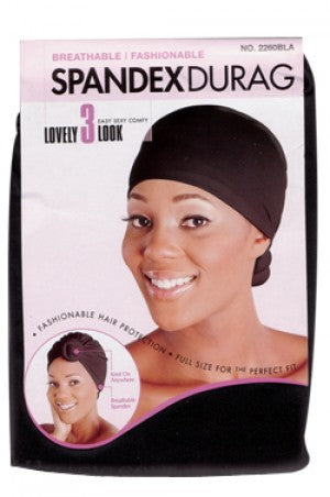 SPANDEX LADY DURAG #BLACK