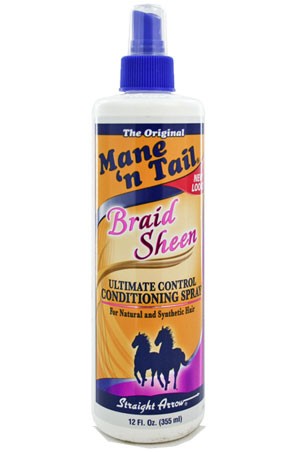 MANE N TAIL-BRAID SHEEN SPRAY (12OZ)