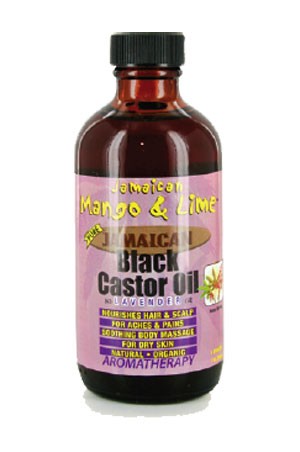 MANGO & LIME BLACK CASTOR OIL -?LAVENDAR (4OZ)