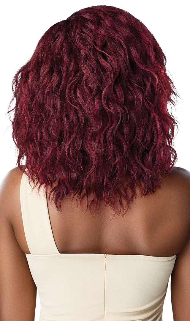 OUTRE HUMAN HAIR BLEND WEAVE-TEXTURED LOOSE WAVE- BACK