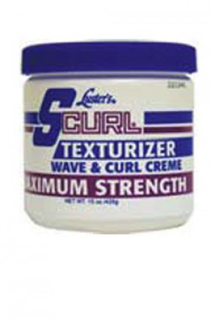 S CURL TEXTURIZER WAVE & CURL CREME (15OZ) -MAXIMUM STRENGTH