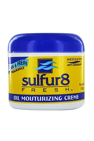 SULFUR 8 Fresh Oil Moisturizing Creme (4oz), Sareya Beauty Supply Store in Calgary Alberta Canada