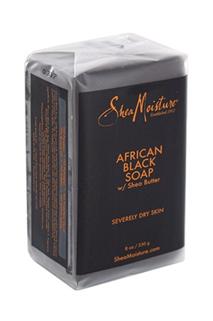 SHEA MOISTURE-AFRICAN BLACK SOAP W/SHEA BUTTER (8OZ)