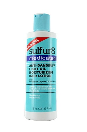 SULFUR 8 LIGHT OIL MOISTURIZING HAIR LOTION (8 OZ)