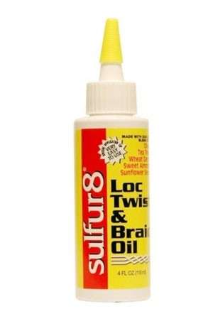 SULFUR 8 LOCK TWIST & BRAID OIL (4 OZ)