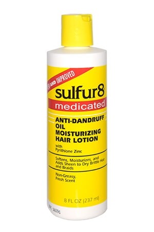 SULFUR 8 ANTI DANDRUFF OIL MOISTURIZING HAIR LOTION (8 OZ)