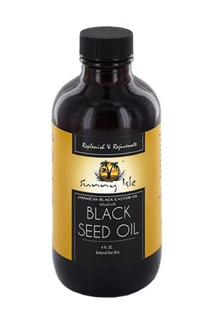 SUNNY ISLE JAMAICAN BLACK CASTOR OIL-JBCO INFUSED WITH BLACK SEED OIL (4 OZ)